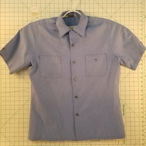 Mr. California Blue Short Sleeve Button Down Medium